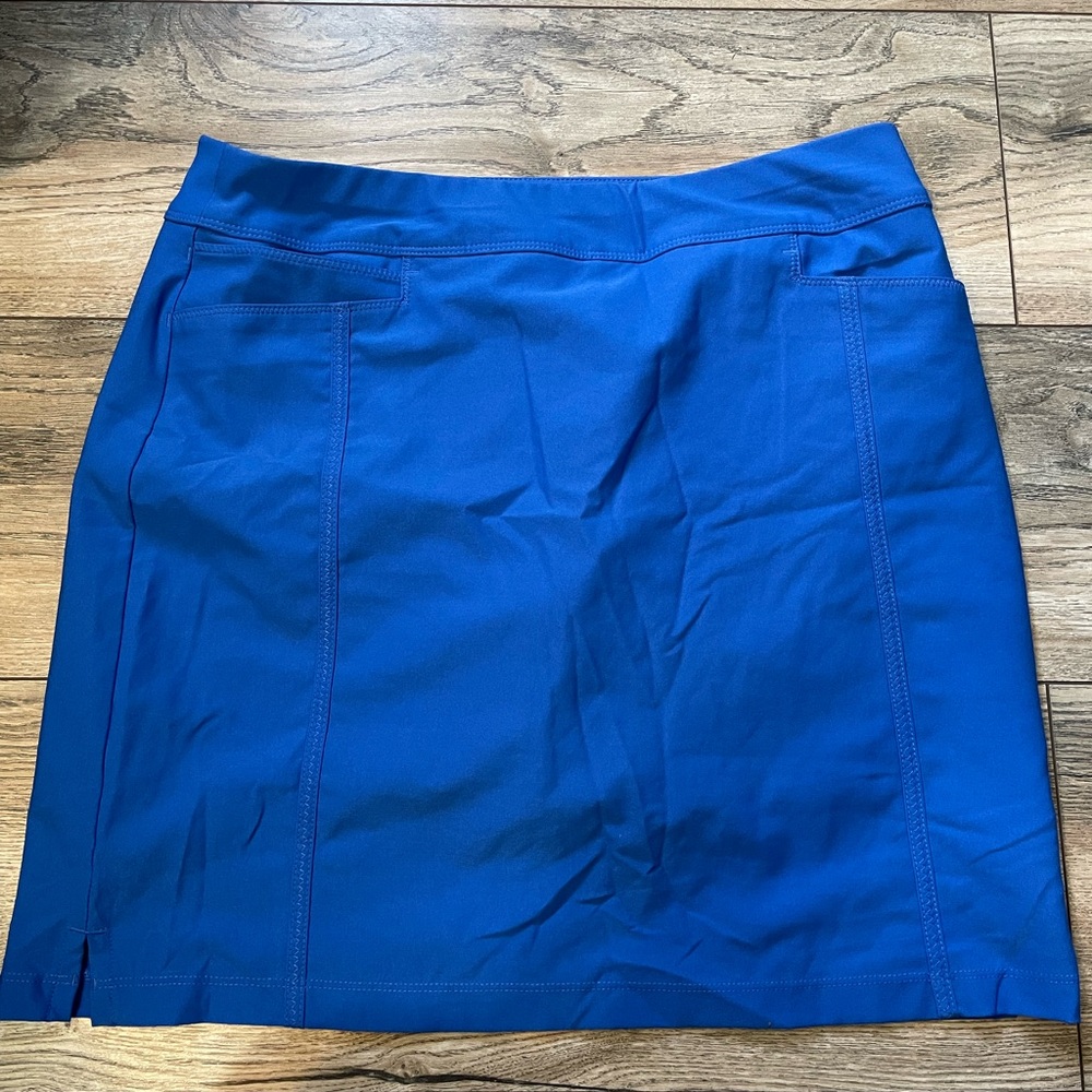 Blue adidas Women's Skirt with shorts under